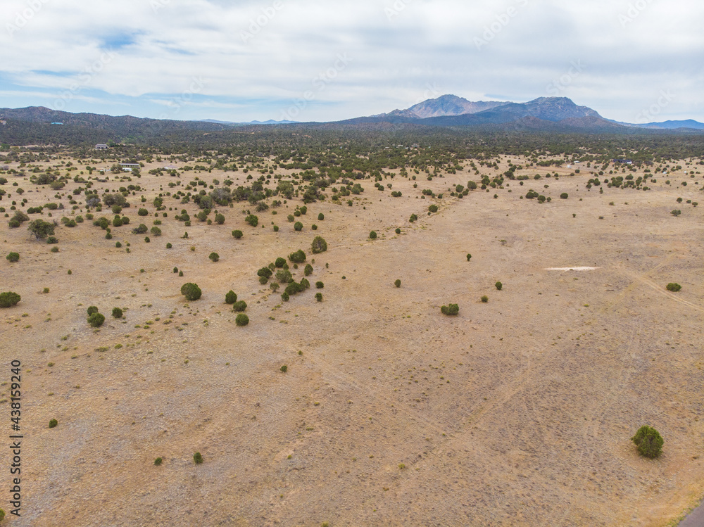 Open empty land in arizona