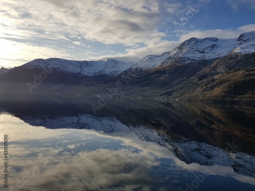 Fjord reflection