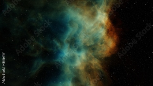Deep outer space with stars and nebula © ANDREI