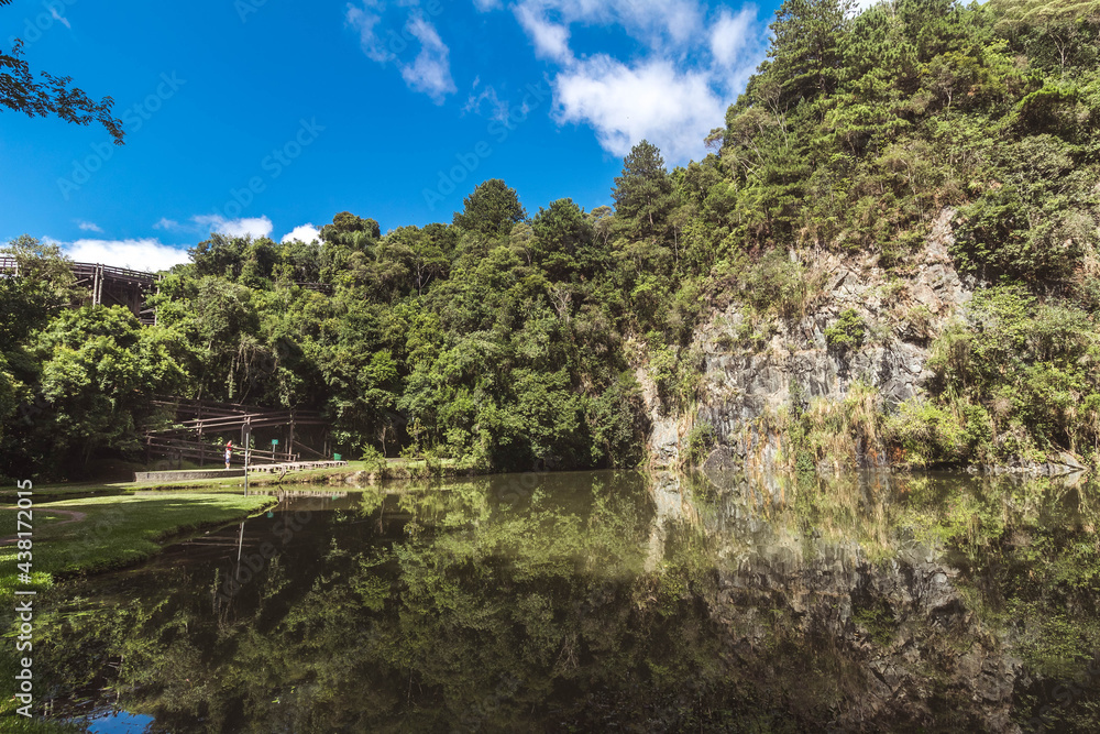 lake in the mountains