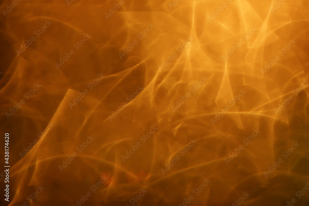 Naklejka premium golden bokeh blurred circles background, abstract blurred design pattern