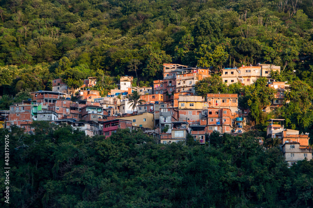 slum of Tabajara in rio de janeiro Brazil.