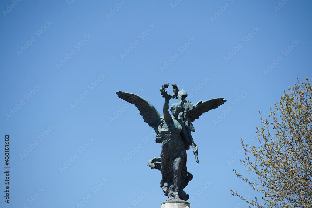 Statue in city Rome,Vatican. High quality photo