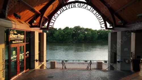 Cumberland River tourism center on the Cumberland River in Clarksville, Tennessee photo