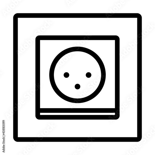 South Africa Electrical Socket Icon
