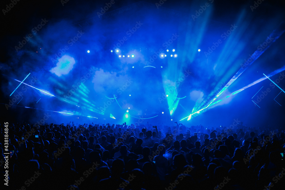 © ADDICTIVE STOCK - Crowded concert hall during musical show