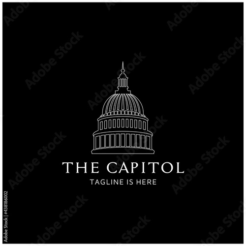 An Illustration of Capitol Building Concept Design