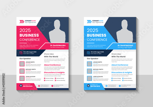 Business Conference Flyer Template Design