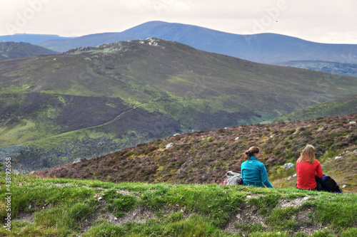 Landscape with mountains and clouds 6