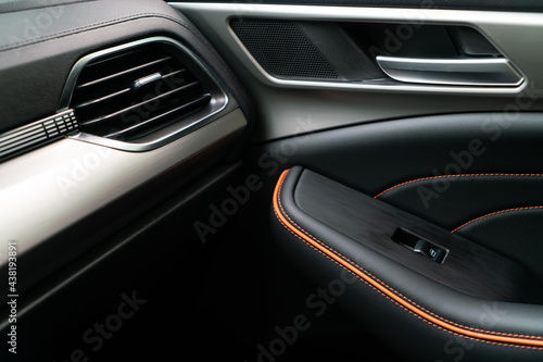 Interior space of car, luxurious interior of cab © onlyyouqj