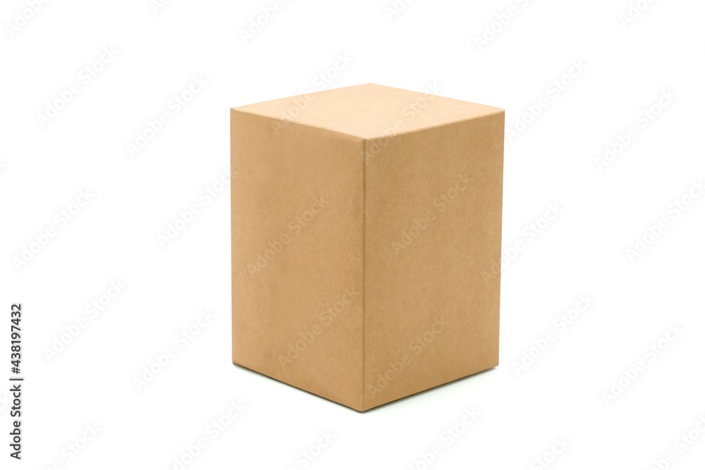 Brown cardboard box isolated on white background with clipping path. Suitable for packaging. Brown cardboard box isolated on white background with clipping path. Suitable for packaging.