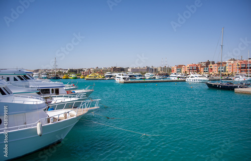 boats in marina Egypt Hurghada