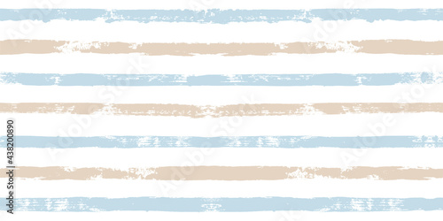 Stripes pattern, summer blue striped seamless vector background, navy brush strokes. pastel grunge stripes, watercolor paintbrush line