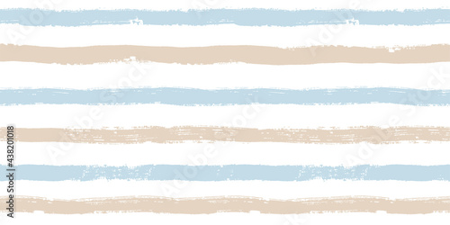 Stripes pattern, summer blue striped seamless vector background, navy brush strokes. pastel grunge stripes, watercolor paintbrush line