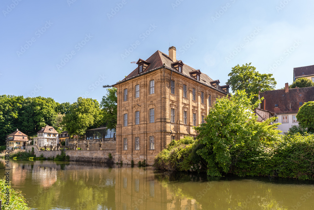 Bamberg Altstadt, Deutschland - Historische Gebäude - Regnitz