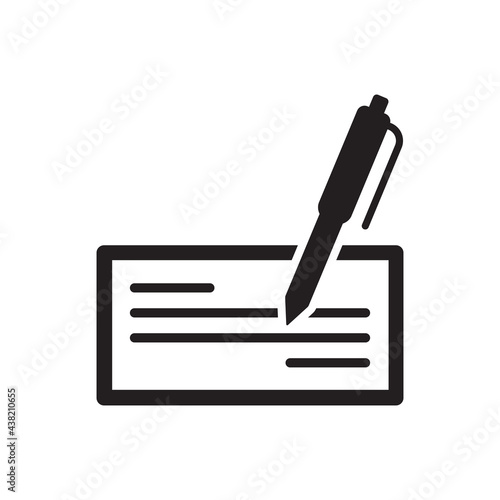 Free Download Bank Check Icon And Payment Icon - GFXLoad
