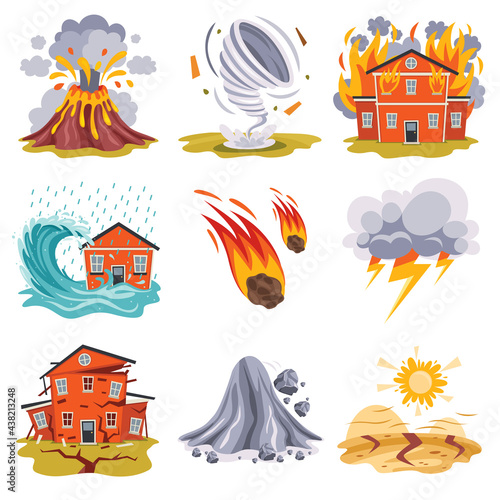 Natural Disaster Catastrophe And Crisis