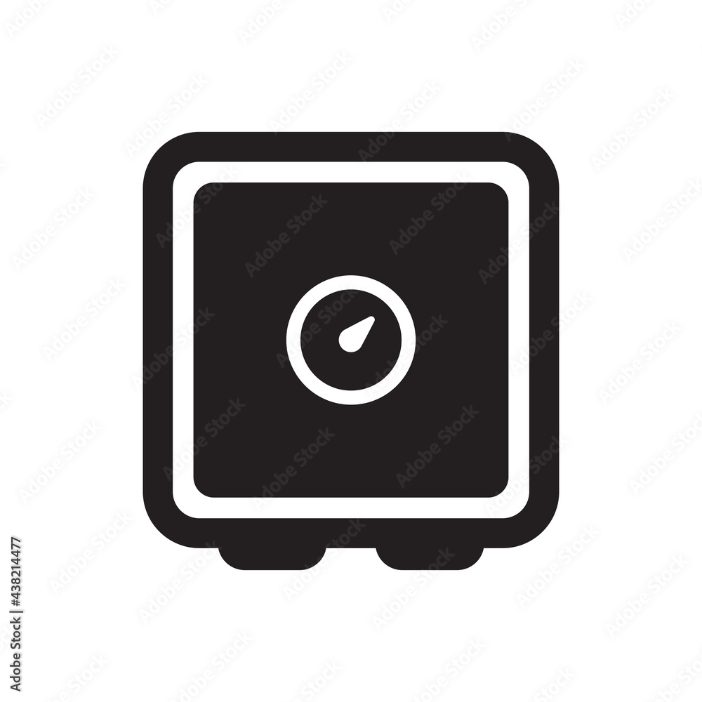 Money Safe Vault Icon Money Safe Vault Icon