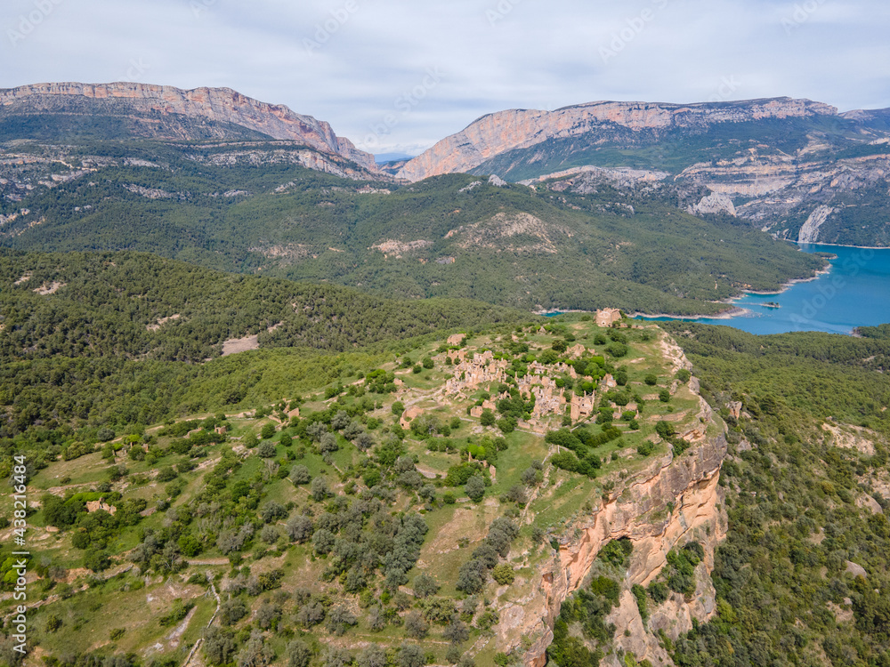 Canyelles reservoir, Huesca, Aragon, Spain
