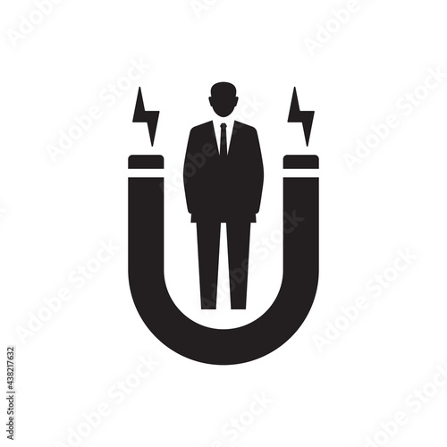 Attracting Customer Icon - Attract People Icon