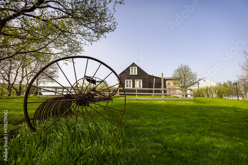 Arbaer open-air museum preserves historic Icelandic homes at suburbs of Reykjavik to show the public an insight into the living conditions photo