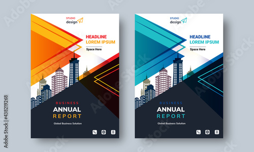 Annual Report Design Layout Template Multipurpose use for any Project, annual report, Brochure, flyer, Poster, Booklet, Cover, etc.