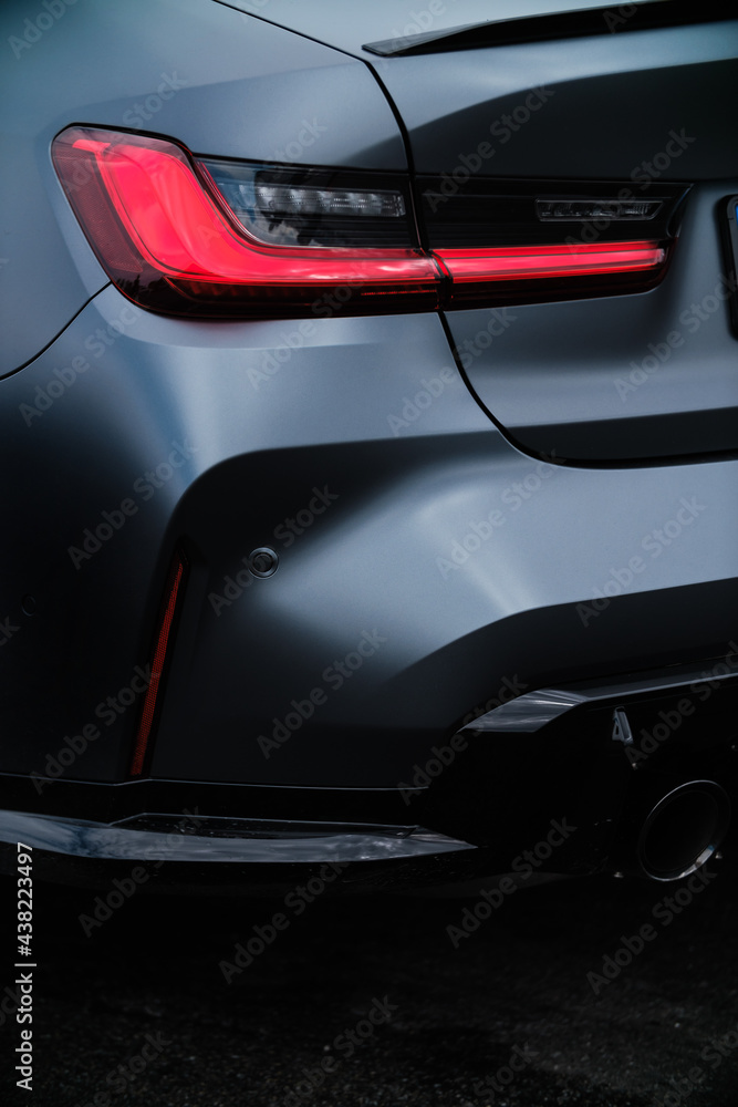 BMW M3 G80 led tail lights. Beautiful custom German luxury vehicle ...