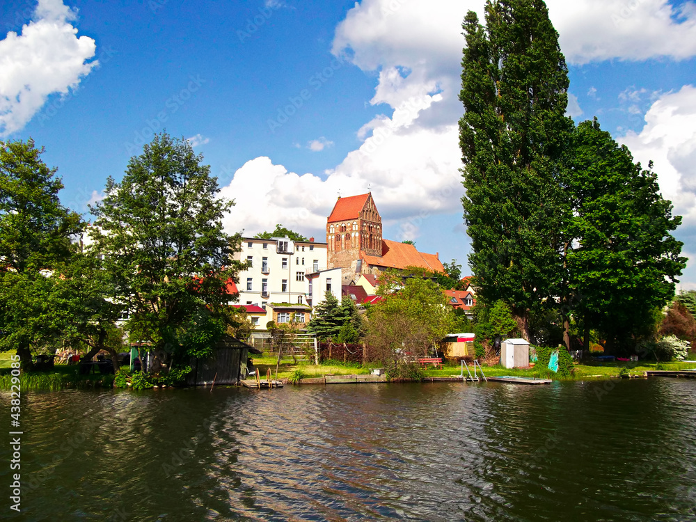Die historische Altstadt von Lychen am Stadtsee