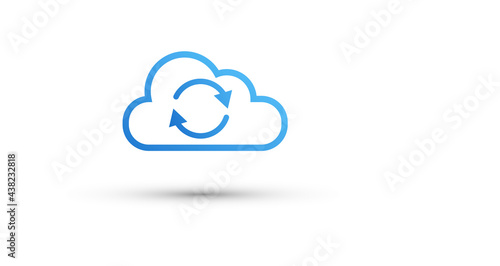 icona, nuvola, cloud	
