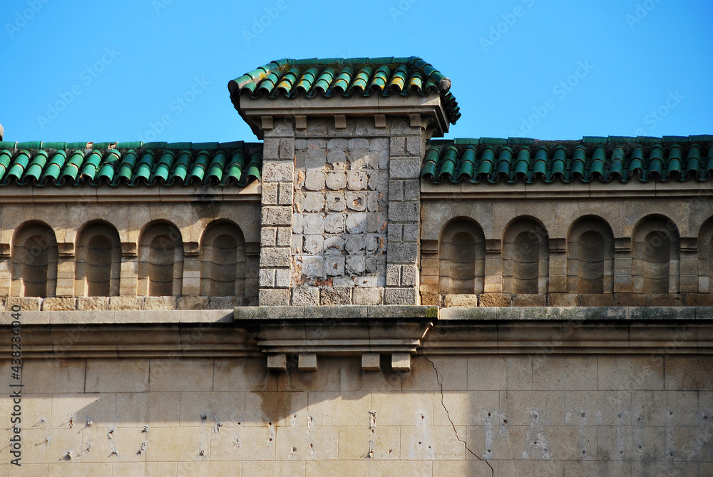 Fototapeta premium Old building spanish in nortern Morocco