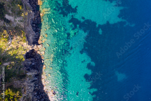 Rock and sea of Ischia  island © Marcello