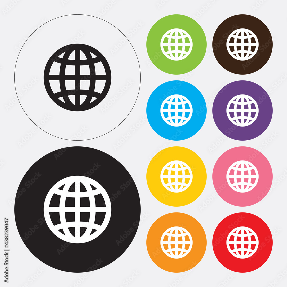 Globe icon Globe icon