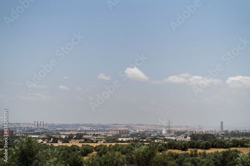 Skyline de la ciudad de Sevilla en Andalucia