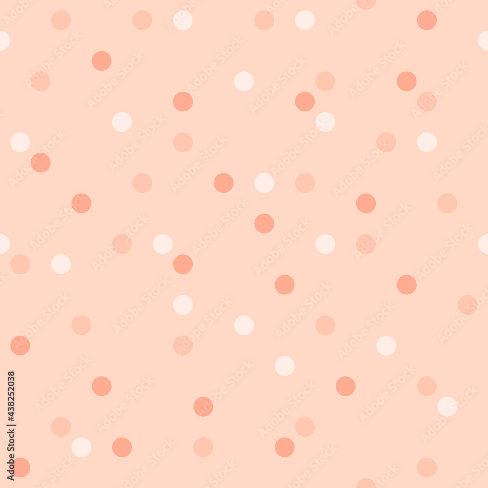 Vector seamless pattern with dots. Simple design for wrapping paper, textile, wallpaper, stationery. Vector seamless pattern with dots. Simple design for wrapping paper, textile, wallpaper, stationery.