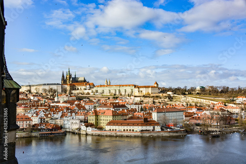 Prag Brückenpfeiler Wasser Stadt