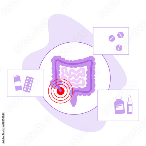 Appendix pain concept