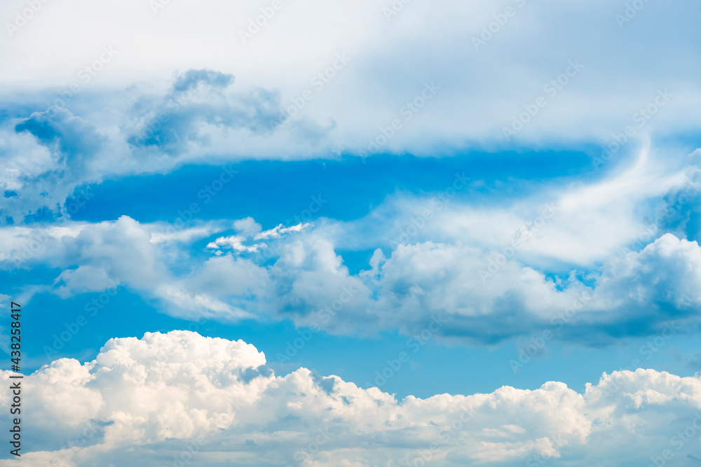 Stunning view of a blue sky with some fluffy clouds. Aerial shoot, natural background with copy space. Stunning view of a blue sky with some fluffy clouds. Aerial shoot, natural background with copy space.