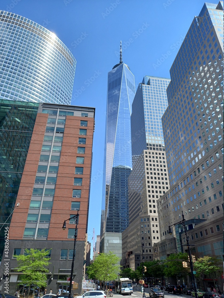 Fototapeta premium New York, Park, Building, City, Street, City Park, Street art, artist, natural