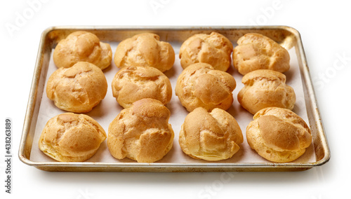 Billede på lærred freshly baked cream puffs