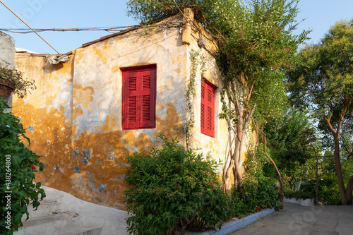 Rustic old building in a small village 