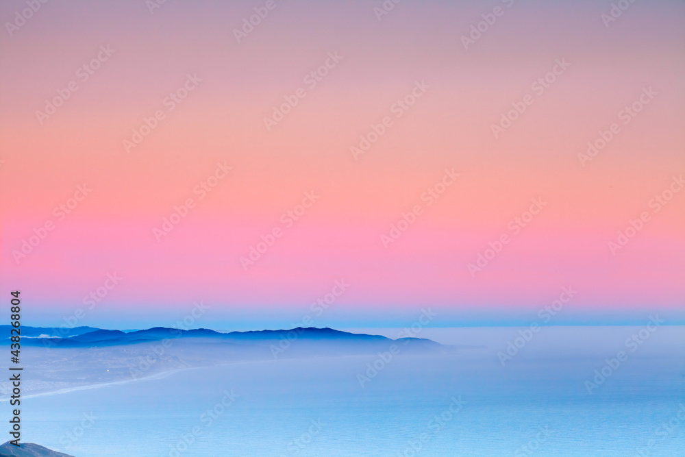 Sunset on Mt. Tamalpais, California