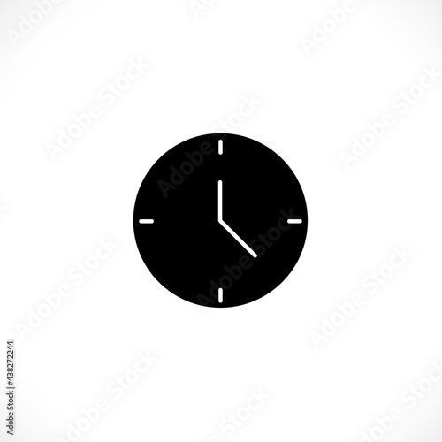 Free Download Clock icon. Clock Time symbol flat style. design web site icon, logo, app, UI. Illustration - Vector. EPS10. - GFXLoad