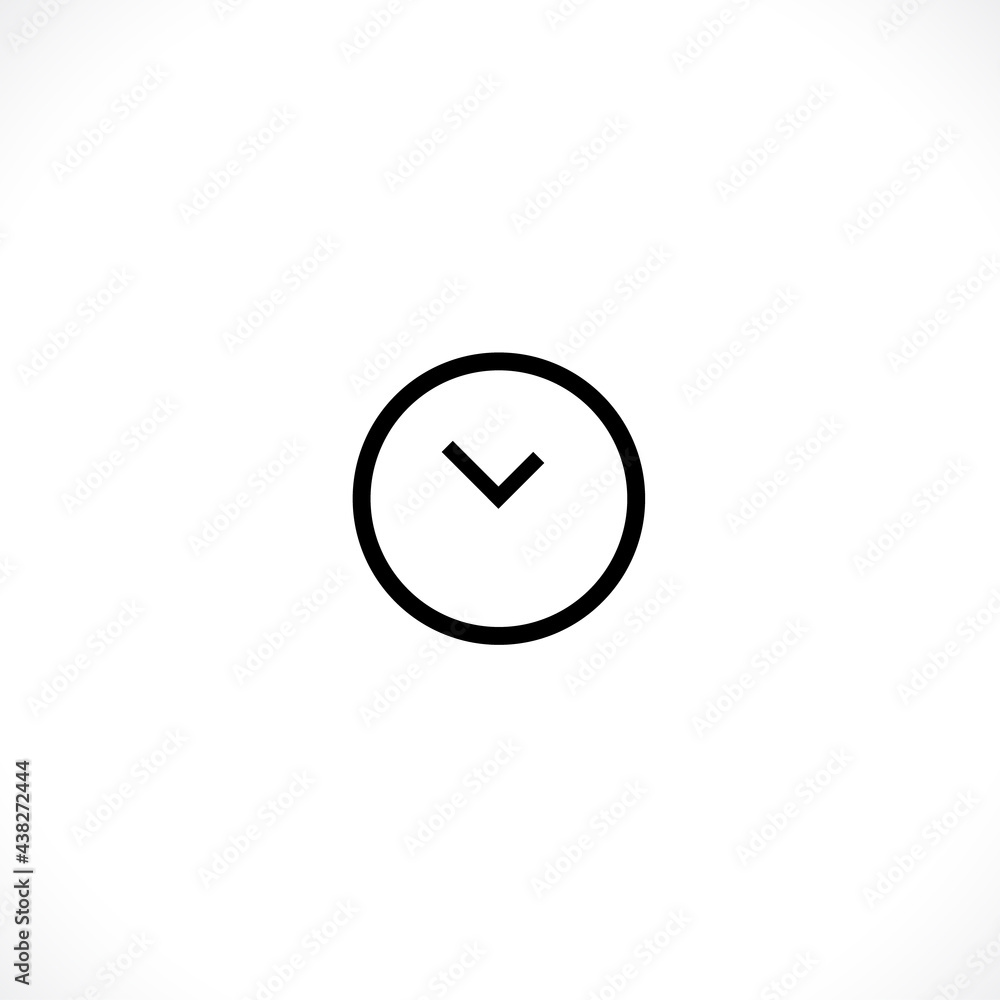 Clock icon. Clock Time symbol flat style. design web site icon, logo, app, UI. Illustration - Vector. EPS10. Clock icon. Clock Time symbol flat style. design web site icon, logo, app, UI. Illustration - Vector. EPS10.