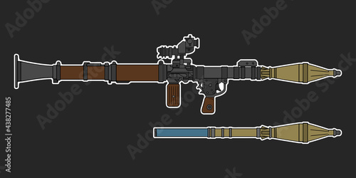 Anti-tank rocket grenade launcher - RPG 7 