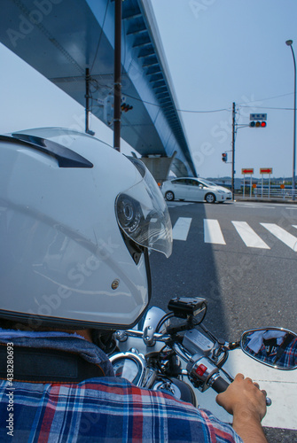バイクでのツーリングイメージ © kanzilyou