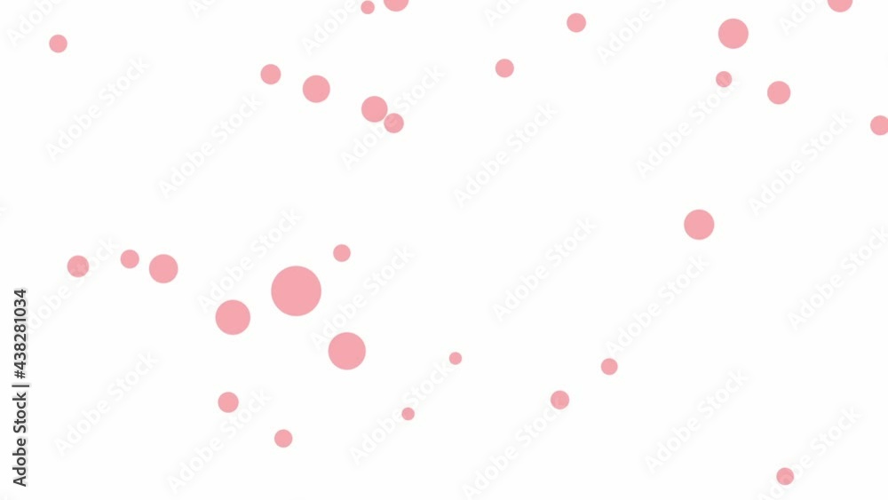 白い背景 10秒×3色 ドットのシェイプアニメーション 白い背景 10秒×3色 ドットのシェイプアニメーション