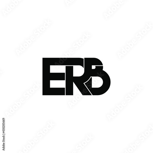 erb letter original monogram logo design