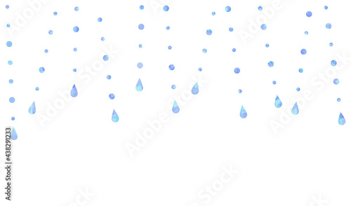 雨が降っているイラスト