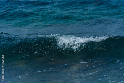 Sea waves splash