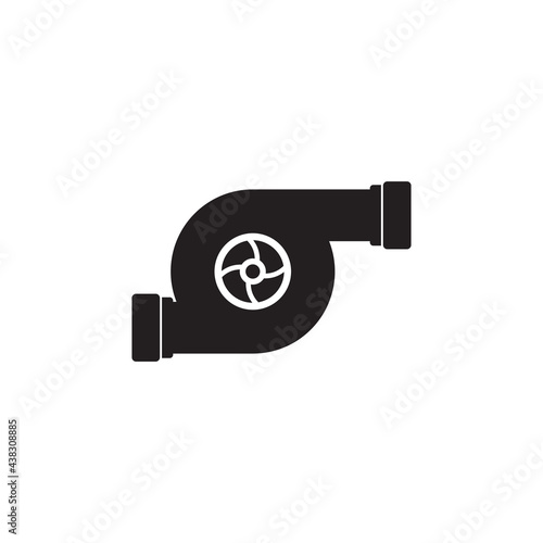 automotive icon vector, turbo icon